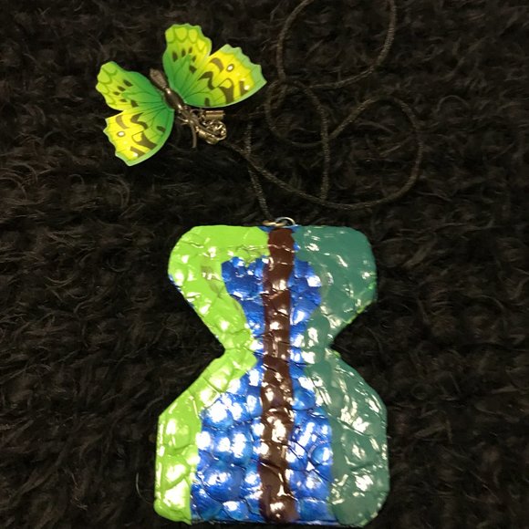 Reversible Unique Vintage Rare One of a Kind Handmade Necklace - Picture 8 of 16